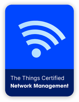 The Things Certified Network Management badge