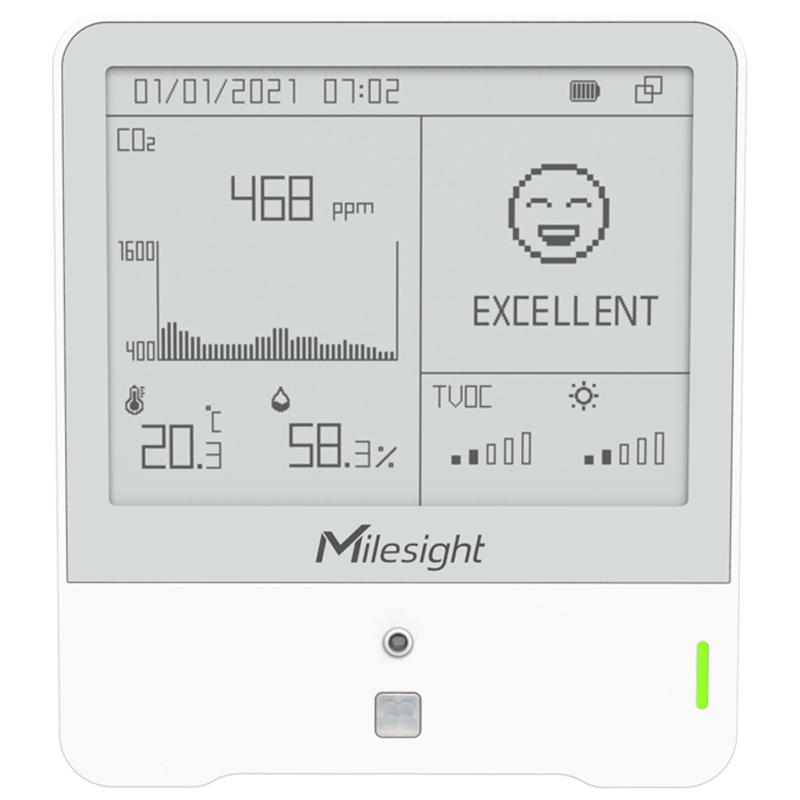 Milesight AM307-LoRaWAN Indoor Air Quality Sensor (7 in 1)
