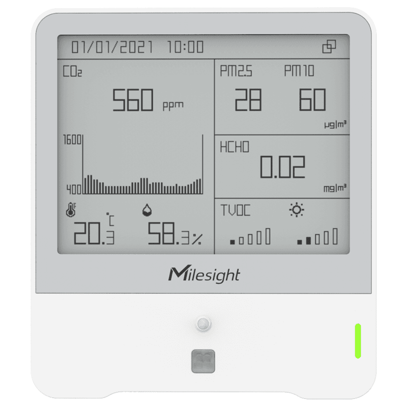 Milesight AM319-LoRaWAN Indoor Air Quality Sensor (9 in 1)