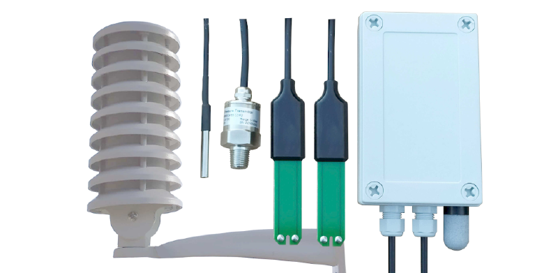 LoRaWAN Soil Moisture, Temperature | Air temperature/humidity | boosted 12v output from battery