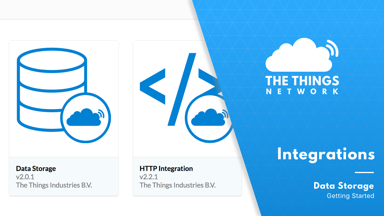 Getting started with the storage integration