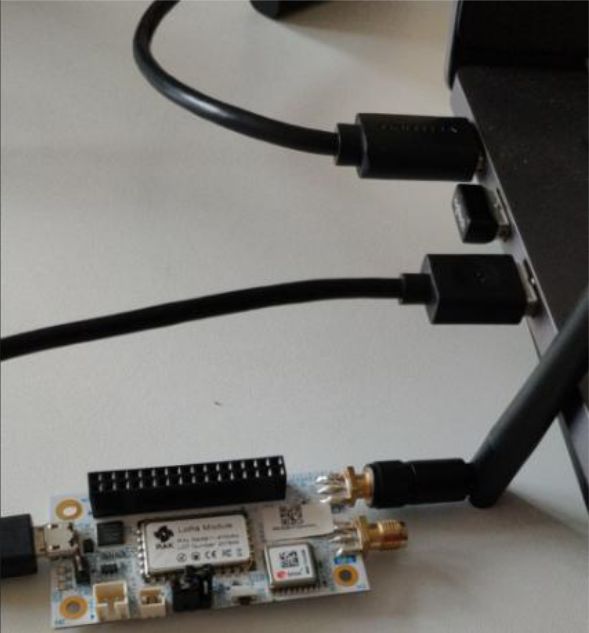 Figure 3: RAK5205 To Computer 