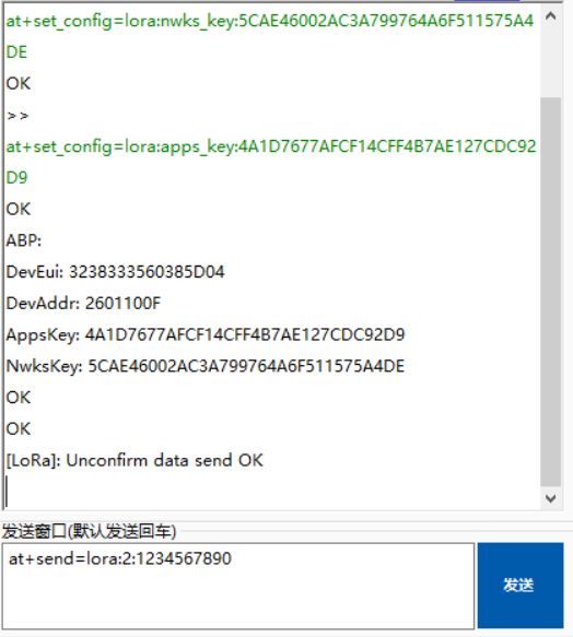 Figure 22: ABP Send Data