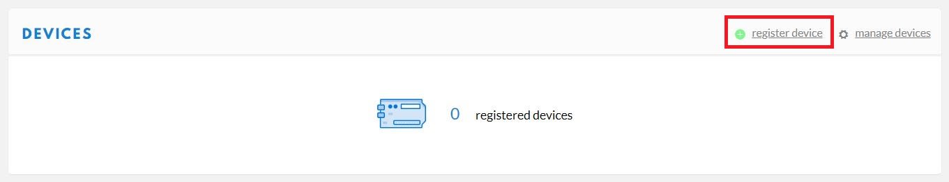 Figure 6: Registering Device in TTN