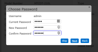 Choose Password