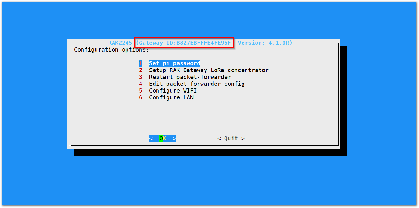 Figure 1: Configuration Options for the Gateway