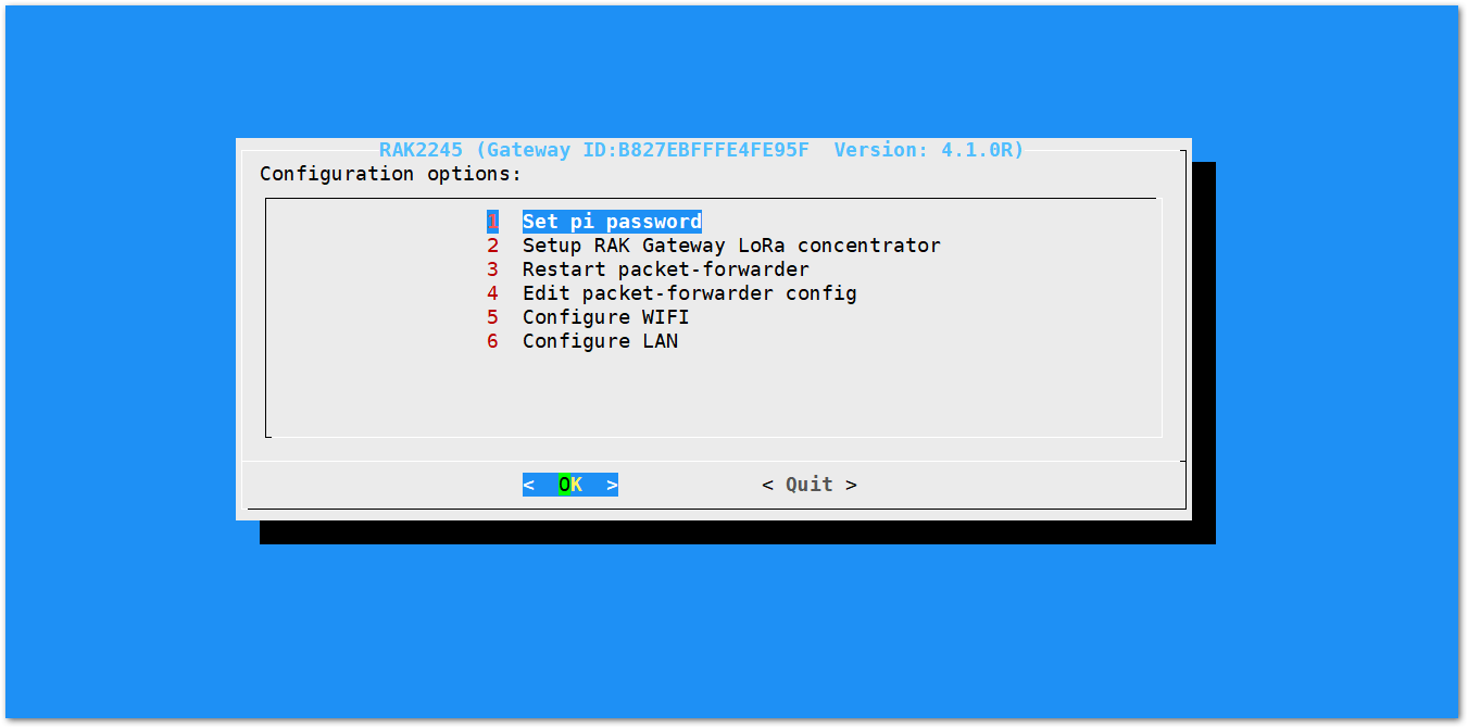 Figure 3: Set Pi Password