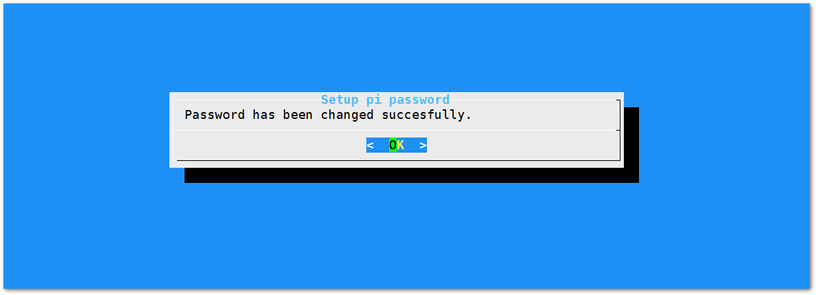 Figure 5: Successful Password Change