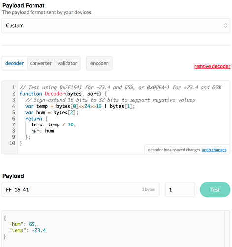 Payload Format