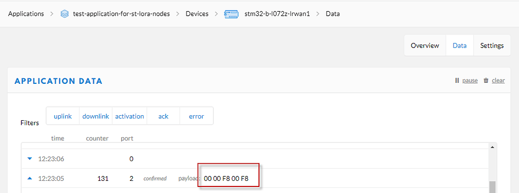 Save data in a file with Python API - The Things Network