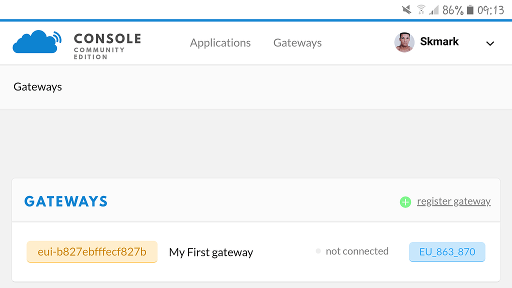 [Solved] IC880A Status not connected Raspberry Pi Gateways The Things Network