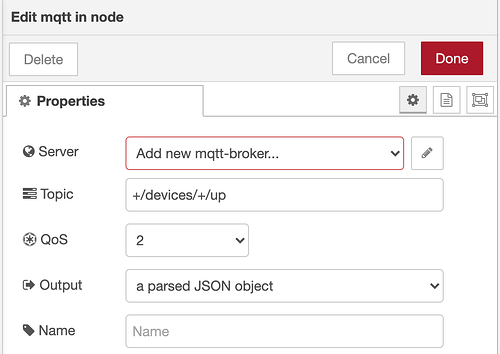 mqtt in