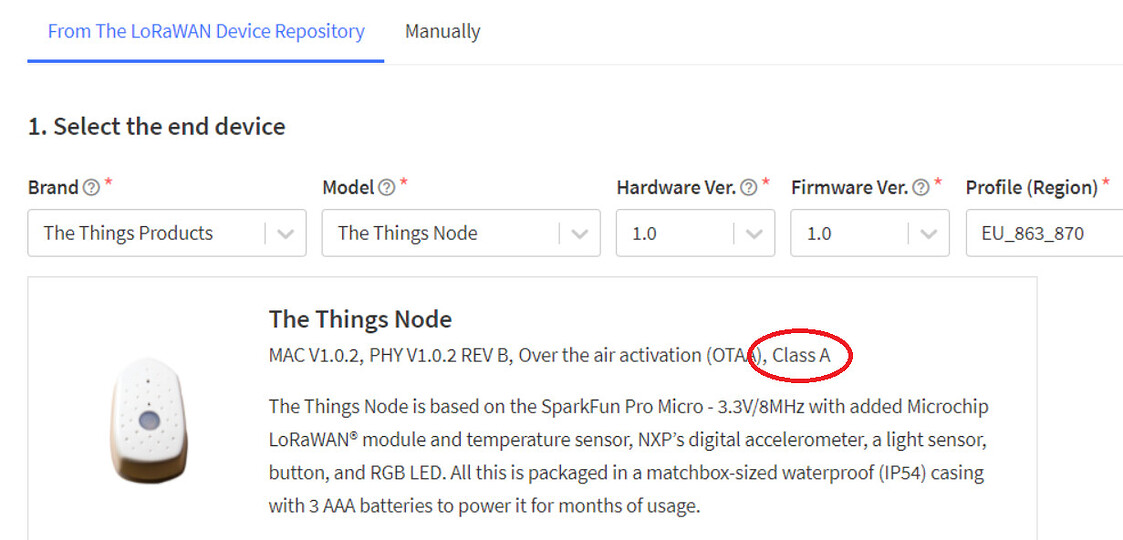 Azure IoT Hub - LoRaWAN Class Capabilities - Azure - The Things Network