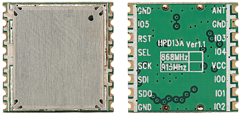 HPDTek HPD13A-868S module front and back 500x238