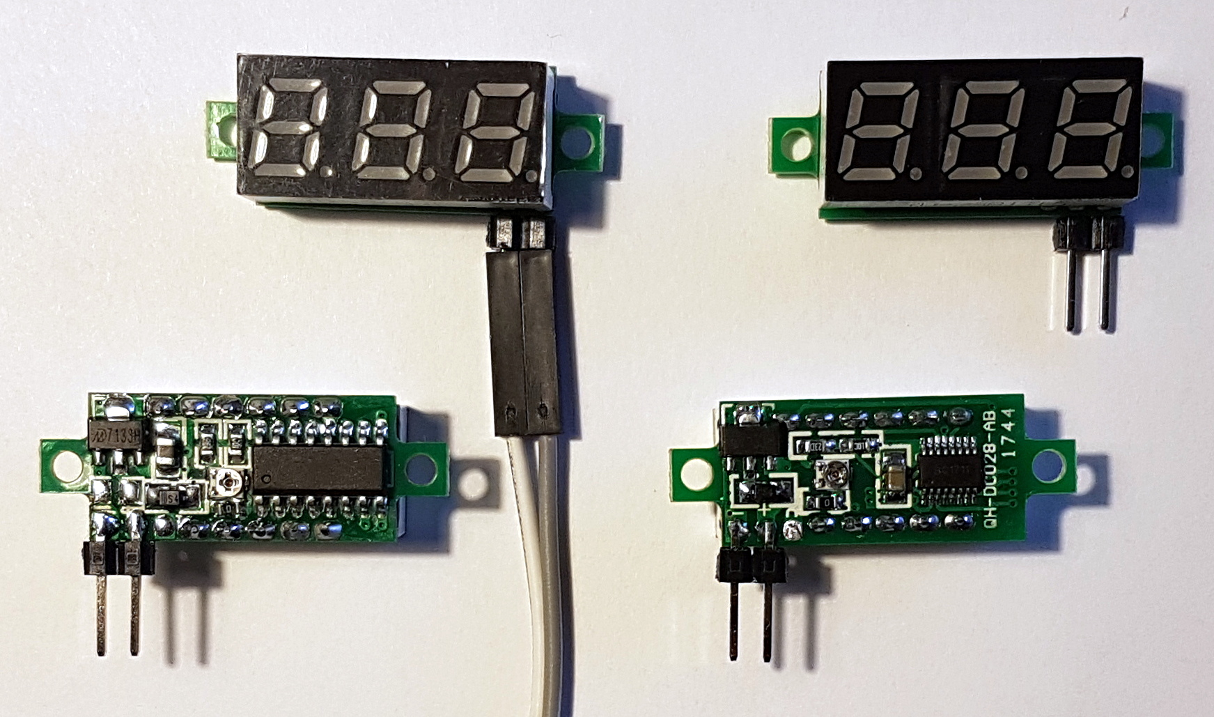 4 - 30V voltmeters - 3