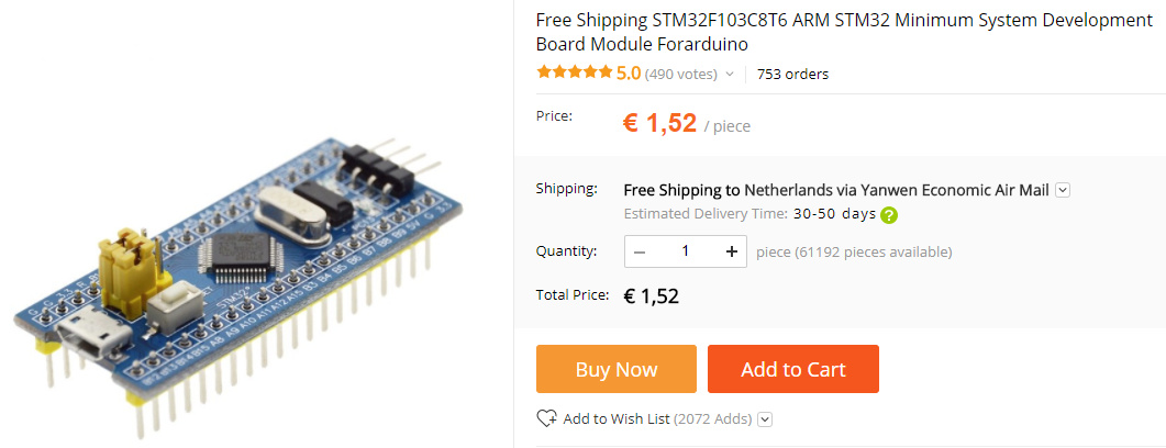 STM32F103C8T6-STM32 Mini ARM Cortex M3