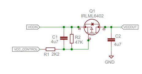 PMOSFET as Switch