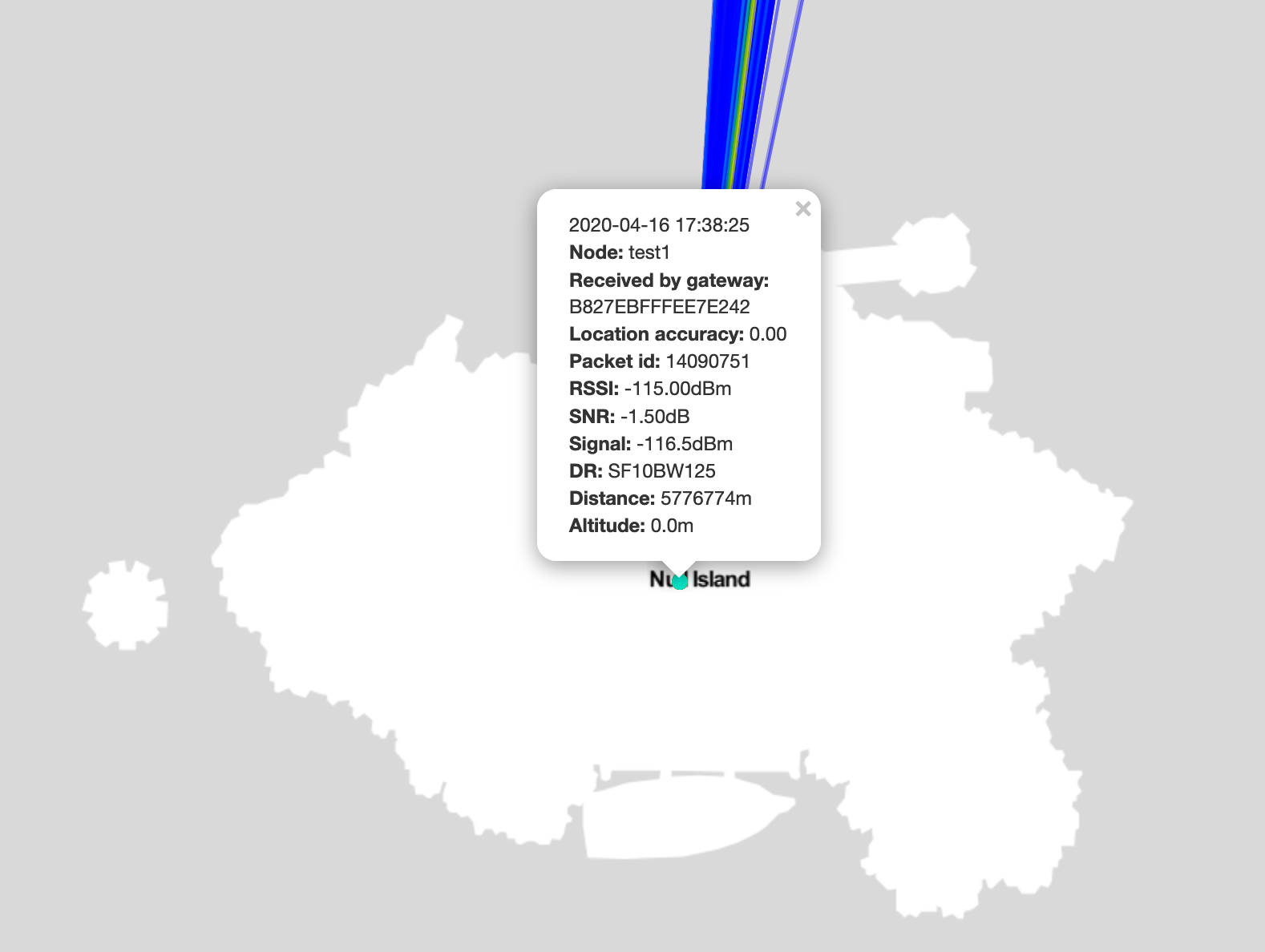 TTN Mapper Null Islang