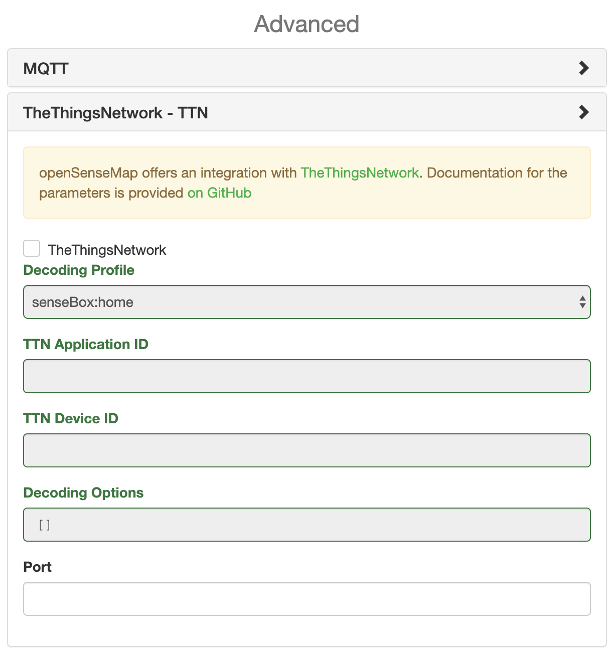 openSenseMap TTN