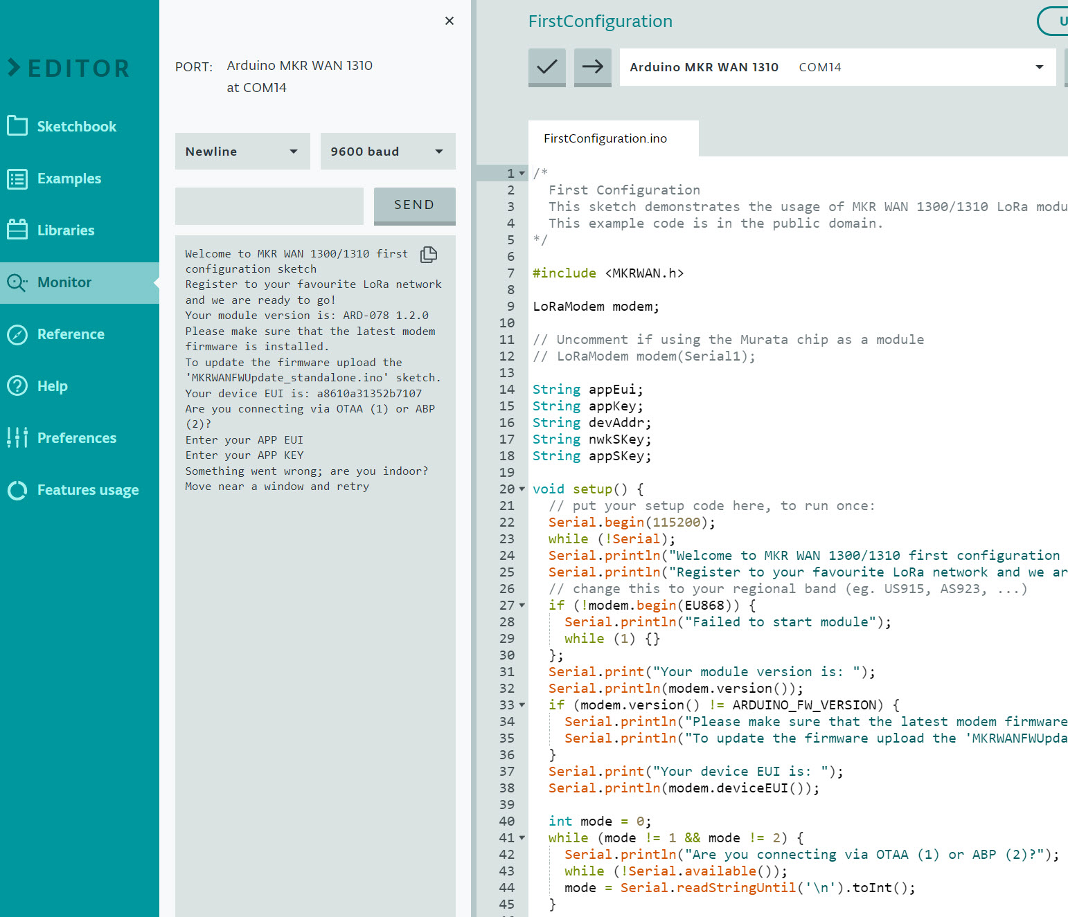 Arduino - Something went wrong