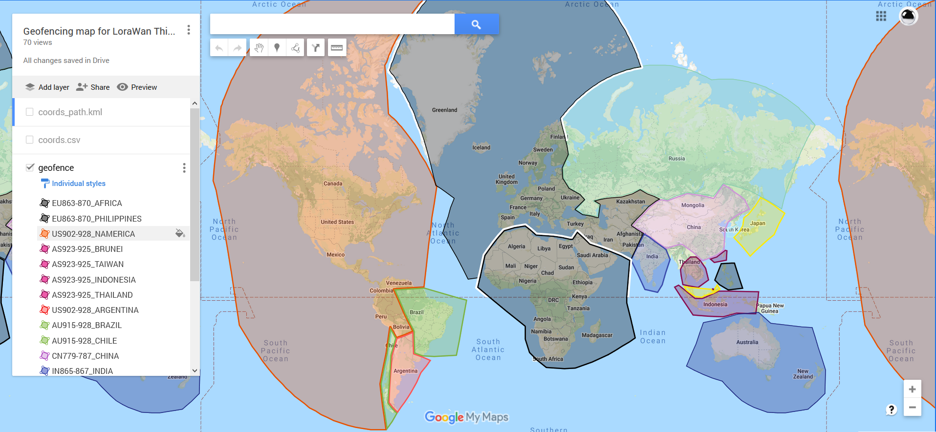 Gateway location data for in flight geofencing Gateways The Things