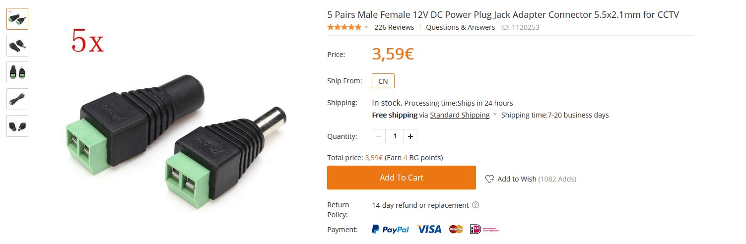 5%20Pairs%20Male%20Female%2012V%20DC%20Power%20Plug%20Jack