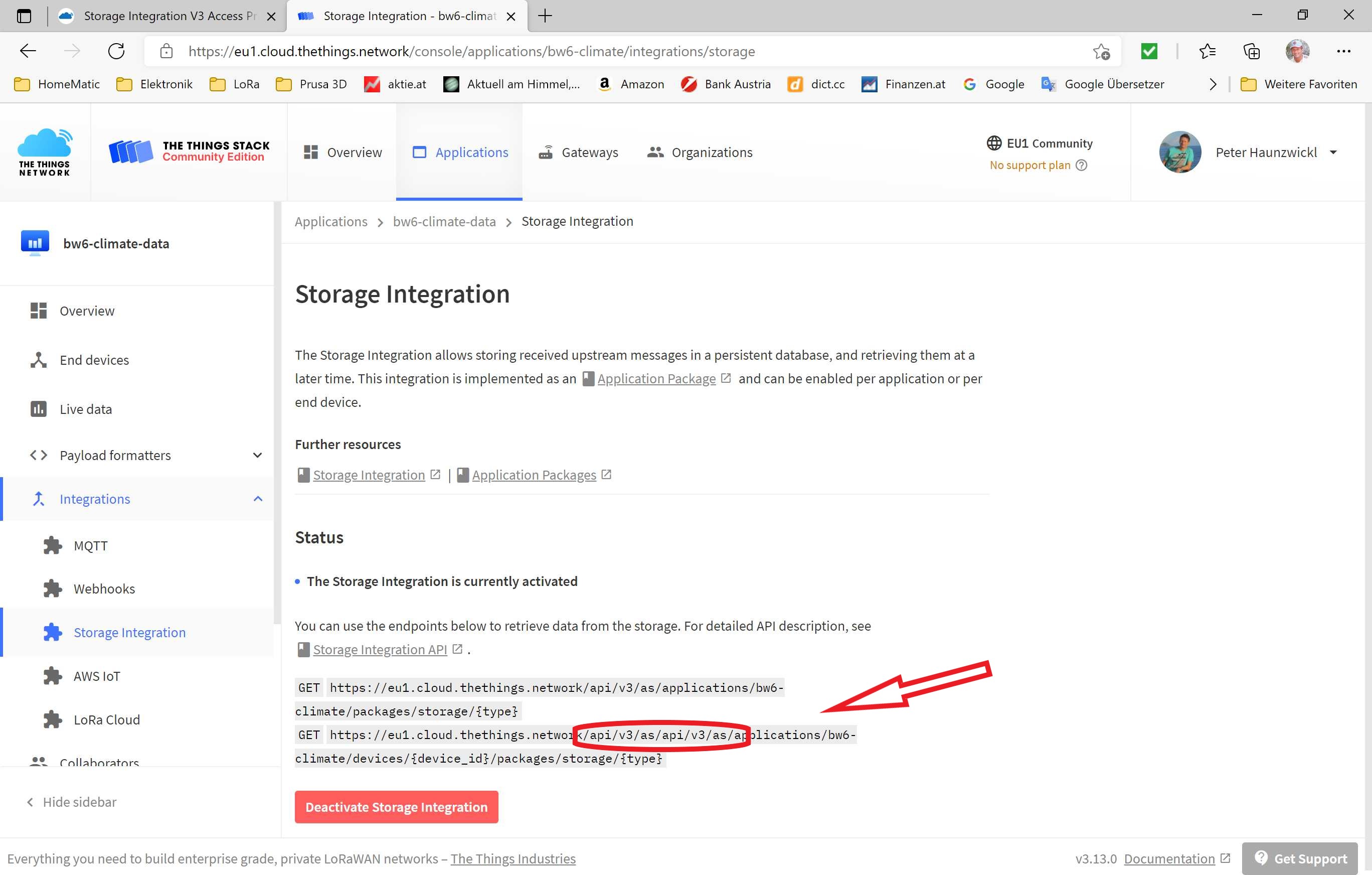 Storage Integration